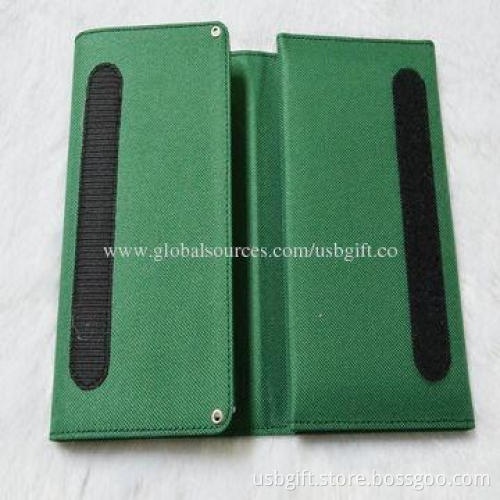 Foldable, smart and lightweight solar panel power bank with 8,000mAh capacity